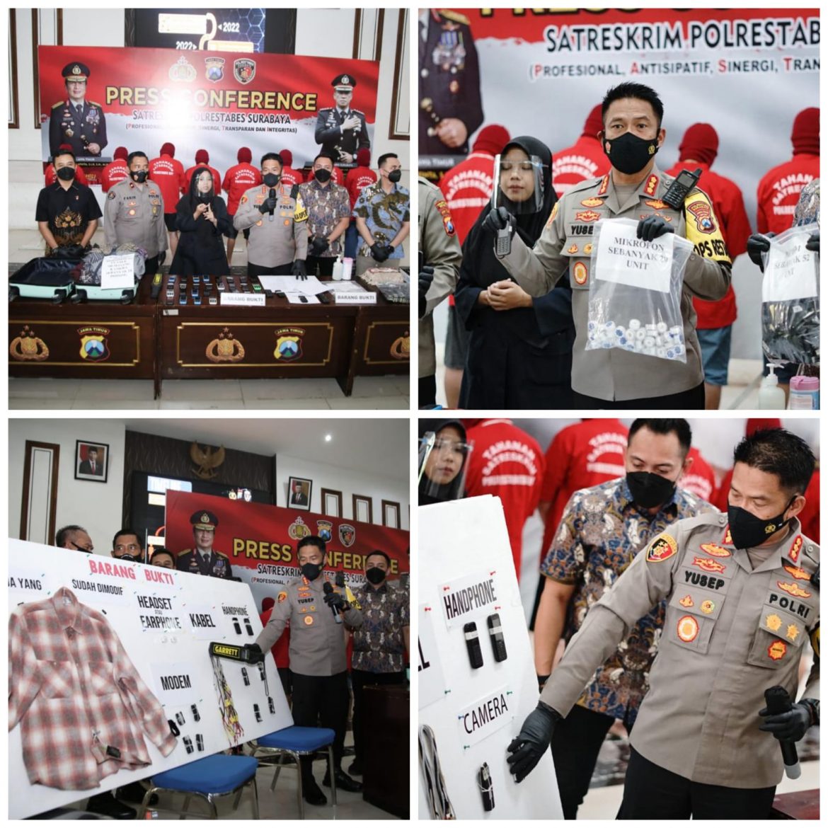 Polisi Tangkap 8 Orang Diduga Joki UTBK SBMPTN Di Jatim