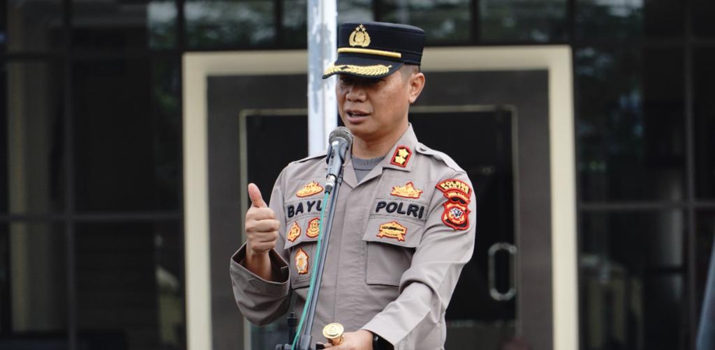Kapolres Banjar Pimpin Apel Jam Pimpinan Perdana