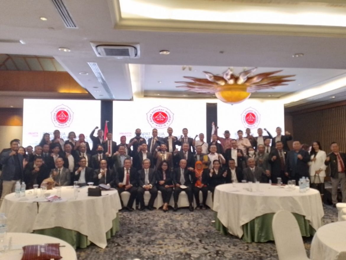 Rakernas Ikatan Advokat Indonesia ( Ikadin) Masa Bhakti 2022 – 2027