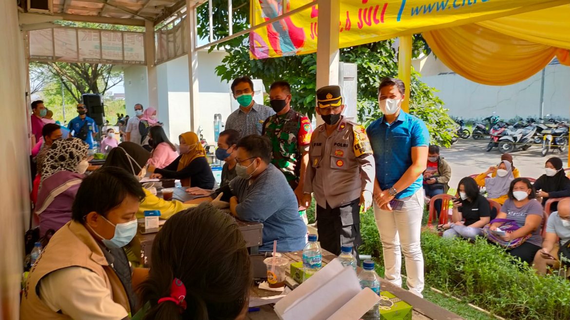 Polsek Jonggol Gelar Acara Vaksinasi Dosis 1,2 dan 3 Dengan kuota 900 Orang