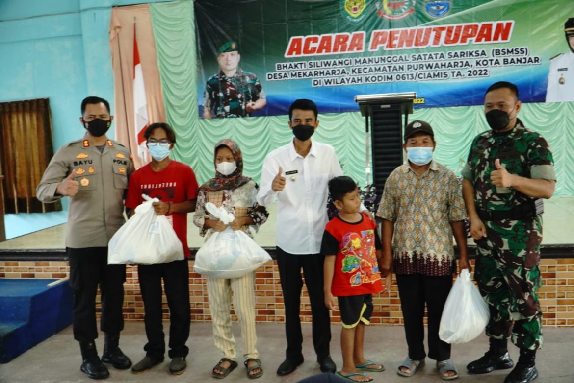 Kuatkan Sinergitas TNI-Polri, Kapolres Banjar Hadiri Penutupan BSMSS Kodim 0613/Ciamis