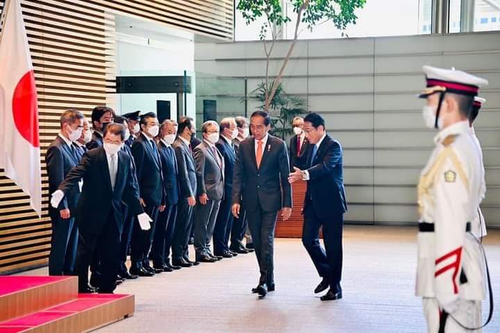 Presiden Jokowi Diterima PM Kishida