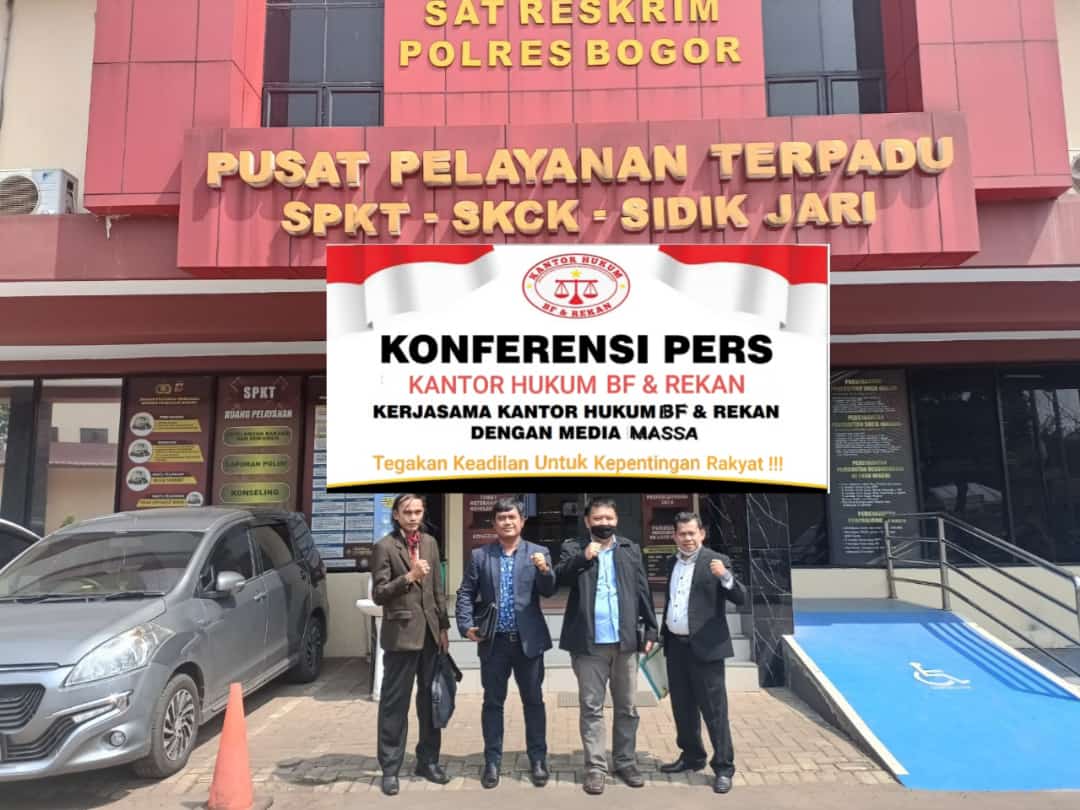 Kantor Hukum BF&R Dampingi Warga Lapor Dugaan Pungli PTSL Ke Polres Bogor