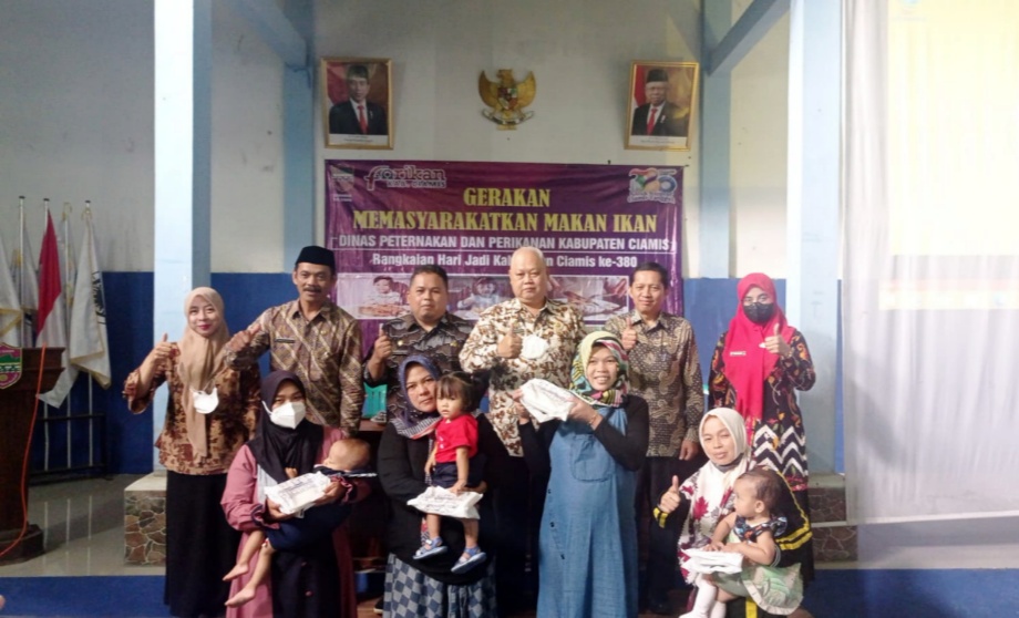 Kegiatan Sosialisasi Gemarikan Oleh Disnakkan Ciamis Diapresiasi Warga Tanjungsari Sadananya