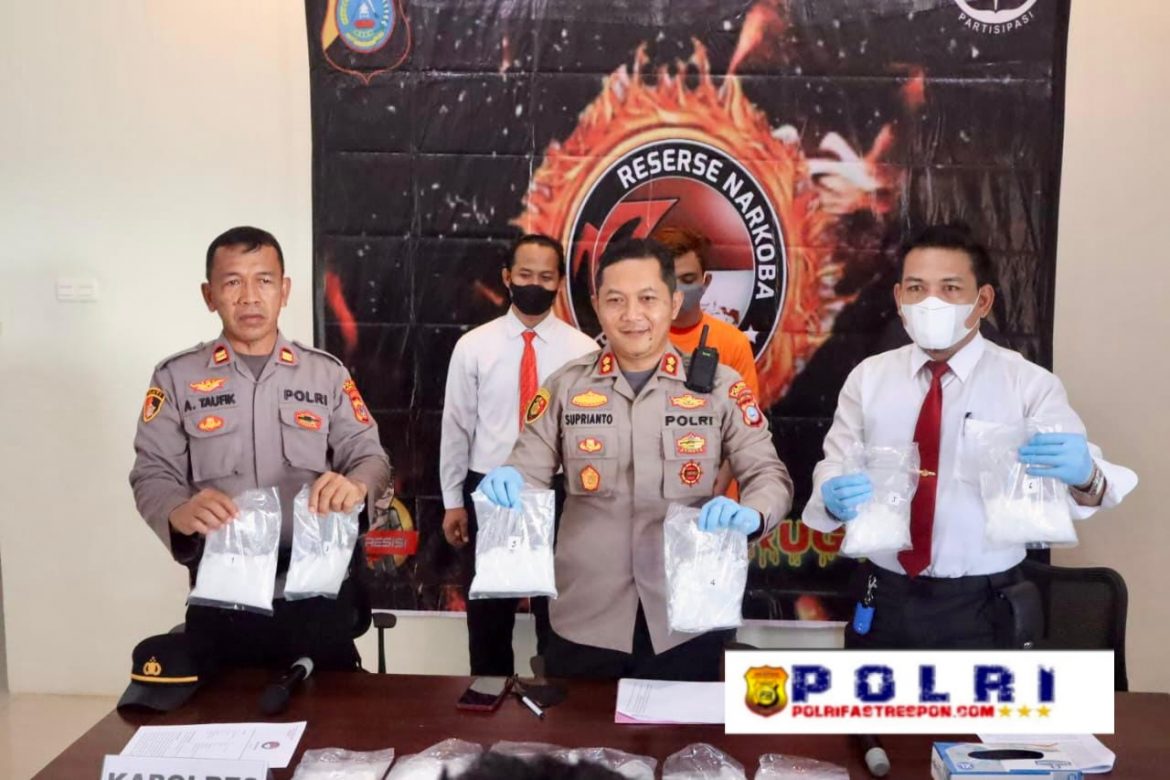 Polres Morowali Gagalkan Pengiriman 2 Kg Sabu dari Medan Sumatera Utara