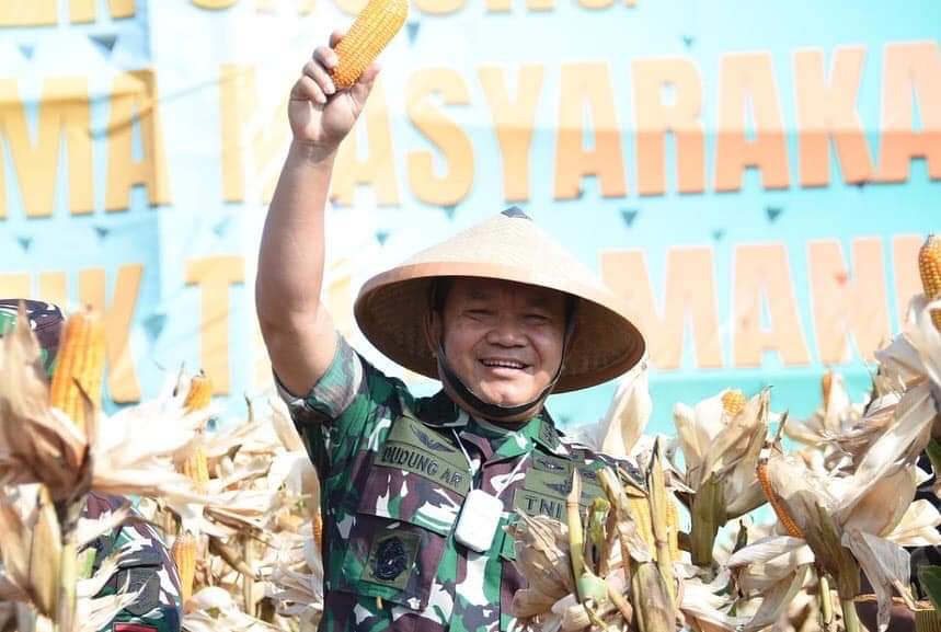 Dukung Program Pemerintah; TNI AD Optimalkan Program Ketahanan Pangan dan Ketersediaan Air