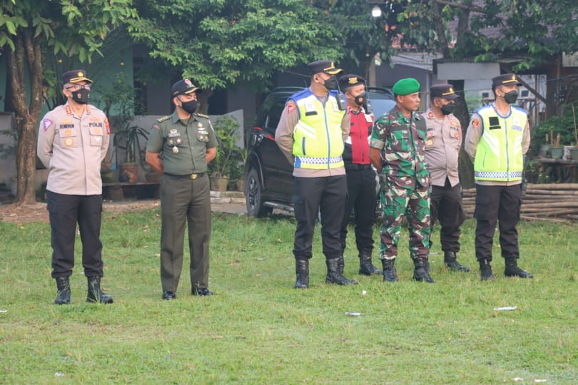 Polresta Tangerang Polda Banten Laksanakan Apel Pengamanan Kunjunga Kerja Ibu Negara