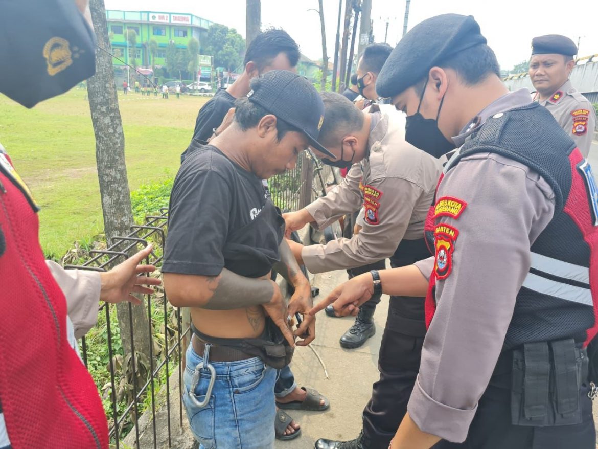 Operasi Premanisme, Polresta Tangerang dan Polsek Jajaran Amankan Belasan Orang