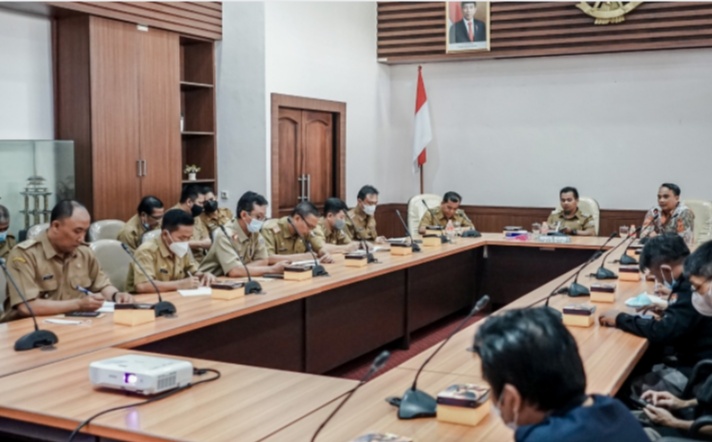 Bahas Persiapan Tahapan Pemilu 2024, Wabup Yana Terima Audiensi KPU Ciamis