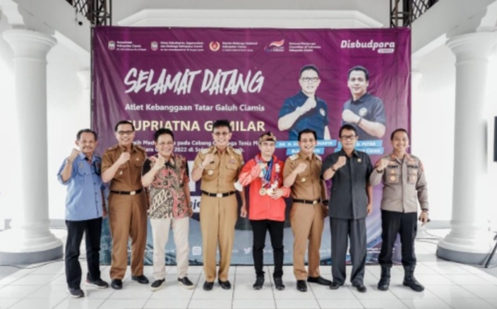 Harumkan Nama Baik Ciamis: Cuking Atlet Berprestasi Disambut Bupati Herdiat, Forkopimda dan Ribuan Masyarakat
