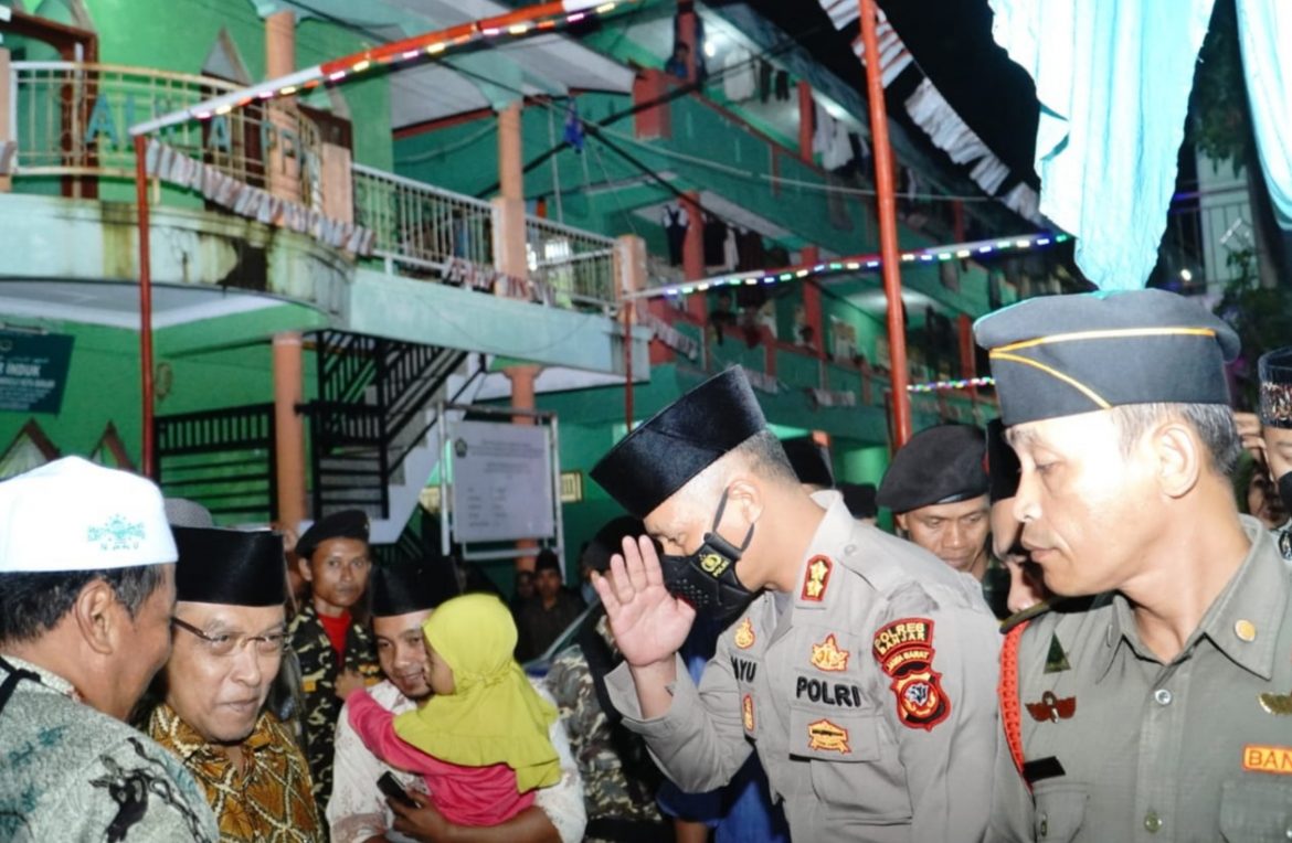 Kedatangan Mantan Ketua PBNU : KH.Sa’id Aqil Siradj di Ponpes Citangkolo Disambut Kapolres Banjar bersama Dandim 0613/Ciamis