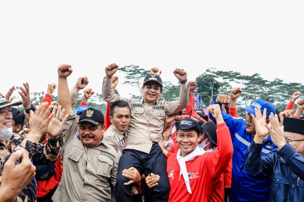 Wabup Ciamis Apresiasi Terbentuknya Kampung Siaga Bencana di Desa Sukajaya Rajadesa