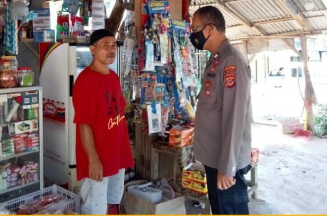 Polsek Sukadana Polres Ciamis Gelar Ops Yustisi Dalam Rangka PPKM Level 1