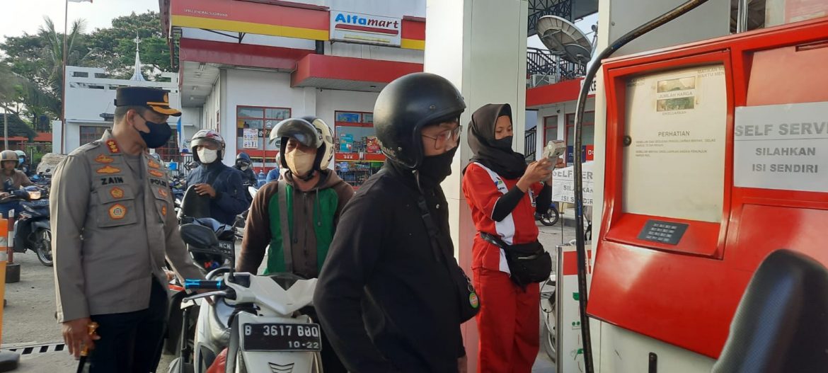Resmi BBM Berganti Harga, Polres Metro Tangerang Kota Perketat Keamanan SPBU