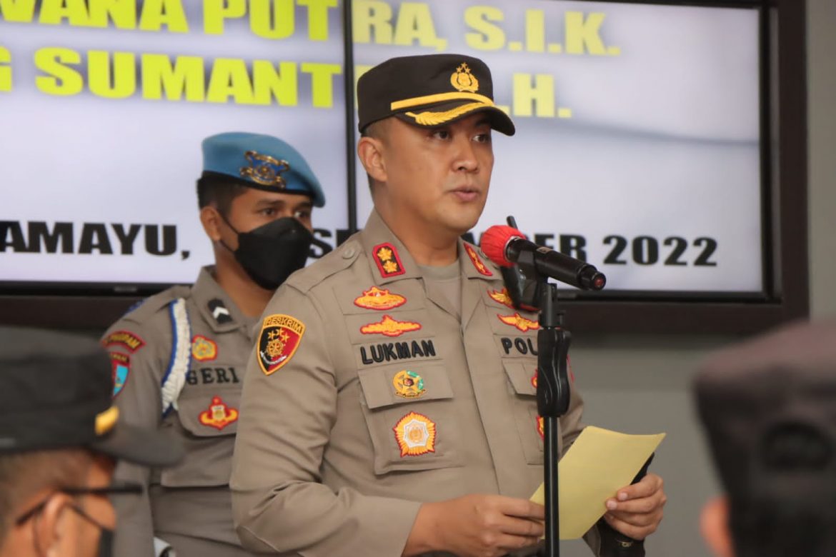 Kapolres Indramayu Pimpin Sertijab Kabag Ops Polres Indramayu