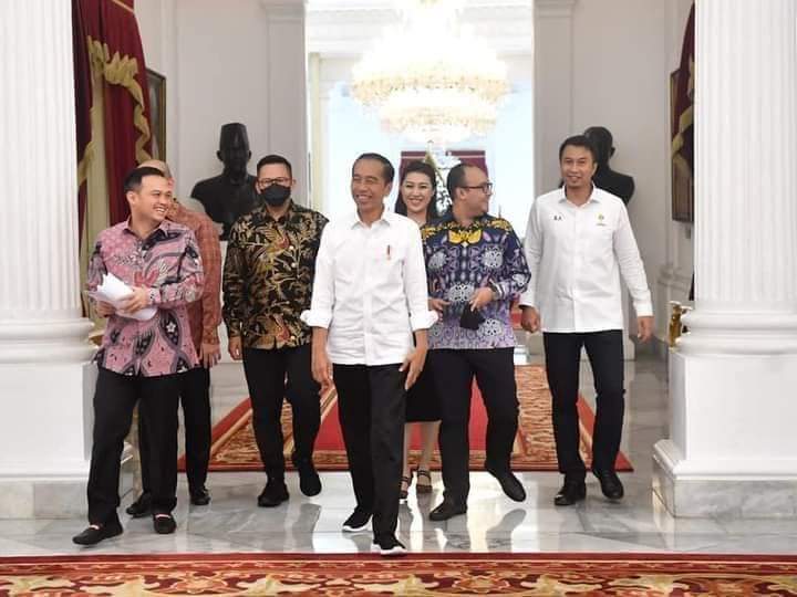 Bertemu BPP Hipmi, Presiden Jokowi Terima Laporan Persiapan Munas XVII Hipmi