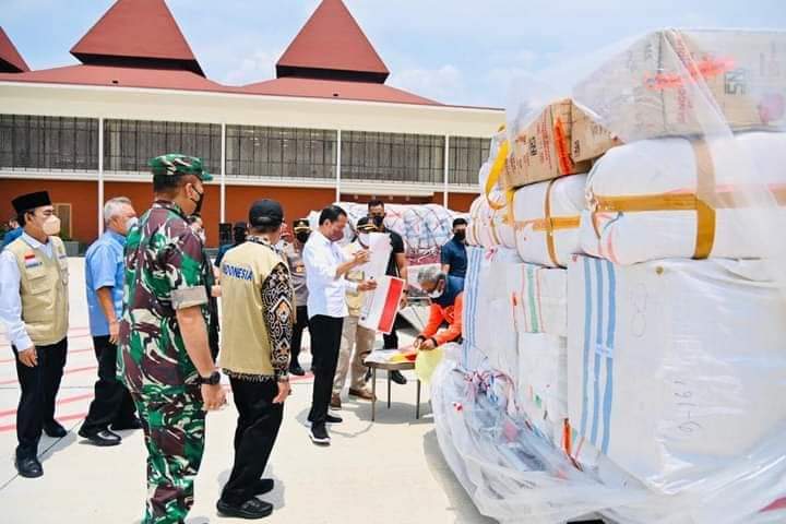 Lepaskan Bantuan Kemanusiaan ke Pakistan, Presiden Harap Dapat Percepat Pemulihan Pasca Bencana