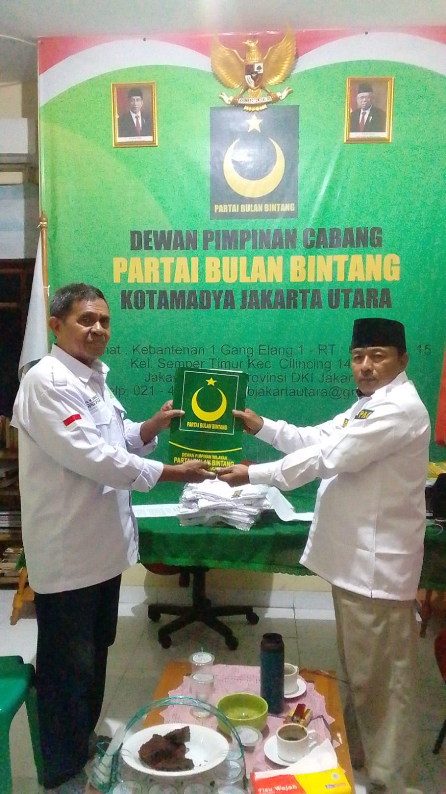 Penyerahan Sk Dan Seragam DPAC PBB Penjaringan Jakarta Utara