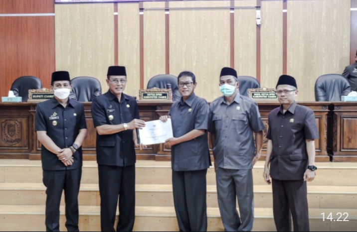 Bupati Ciamis Sampaikan Raperda Perubahan APBD TA Anggaran 2022