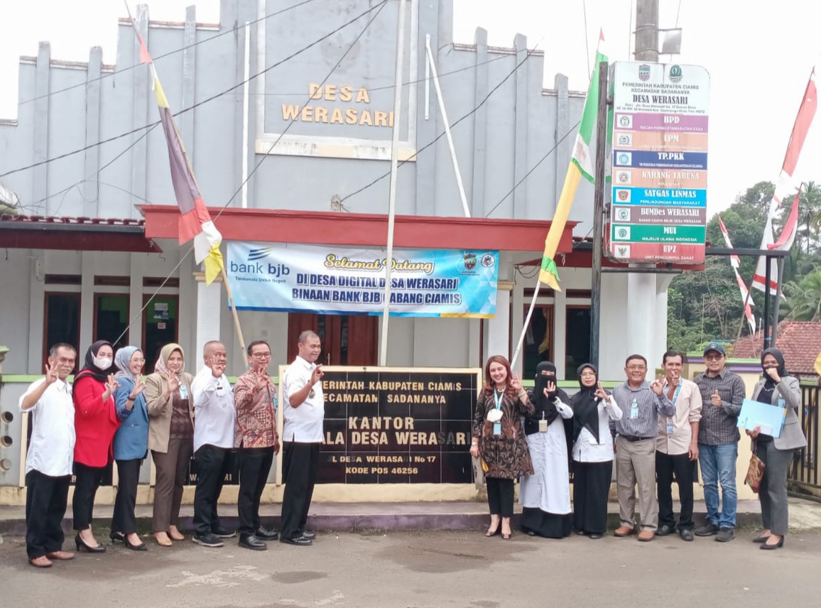 CEO Regional III Bank BJB Jawa Barat Tunjuk BUMDES Desa Werasari Sebagai Pilot Project Desa Digital