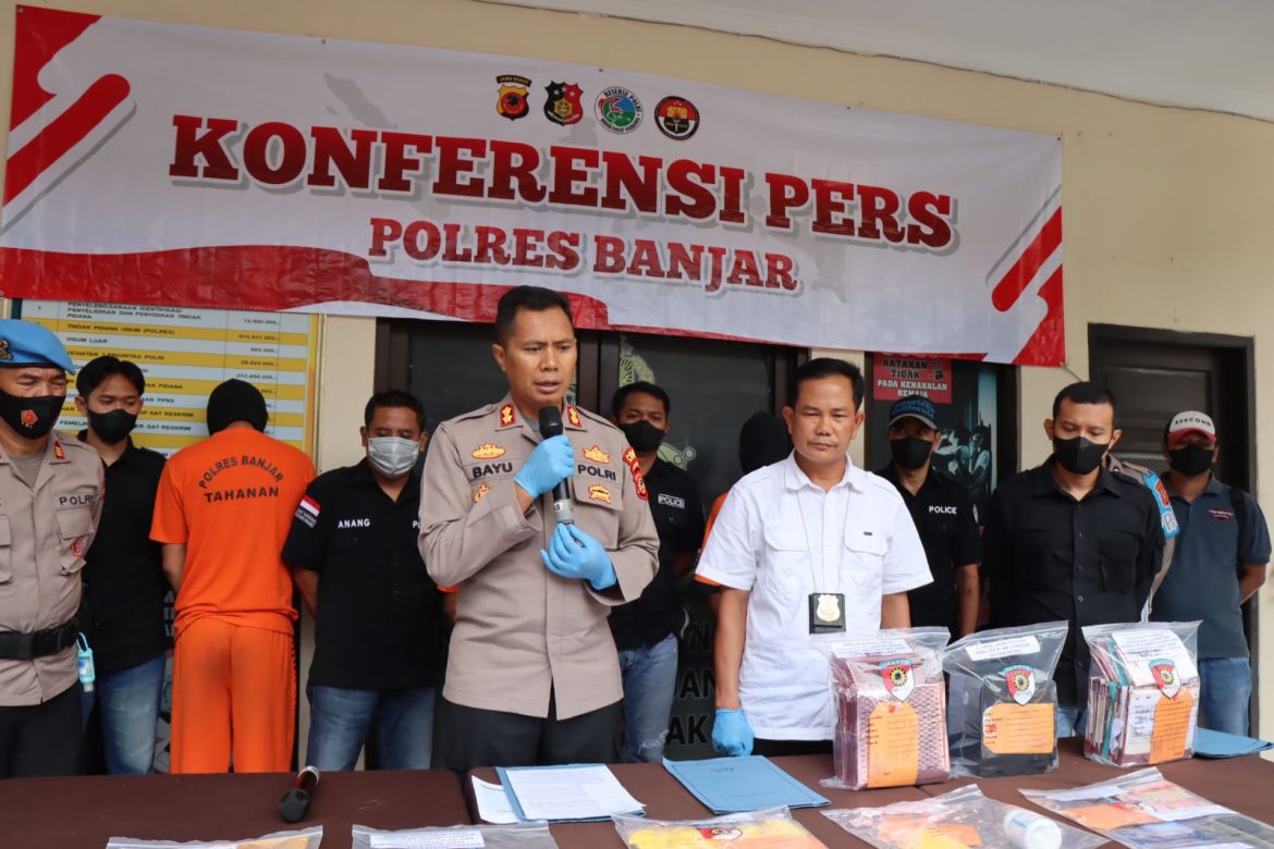 Ribuan Obat-obatan Terlarang Siap Kirim,  Berhasil di Gagalkan Satnarkoba Polres Banjar