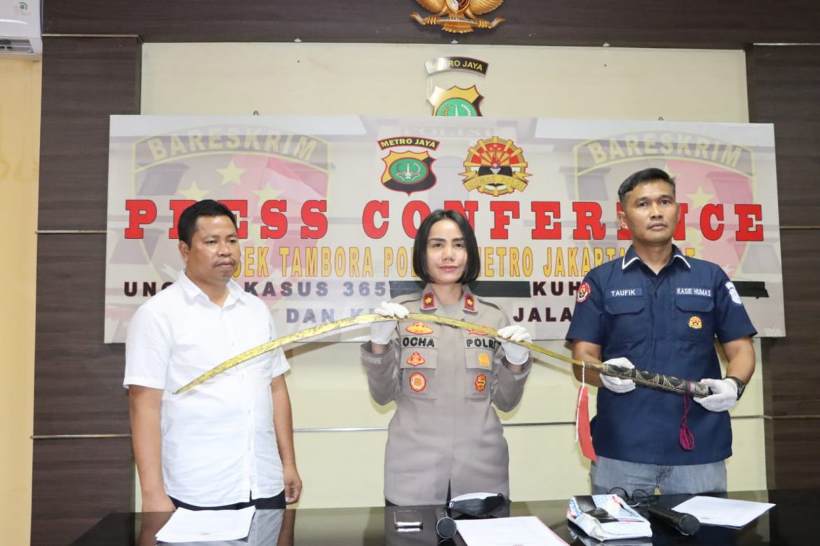 Polsek Tambora Membekuk Empat Pelaku Pembacokan