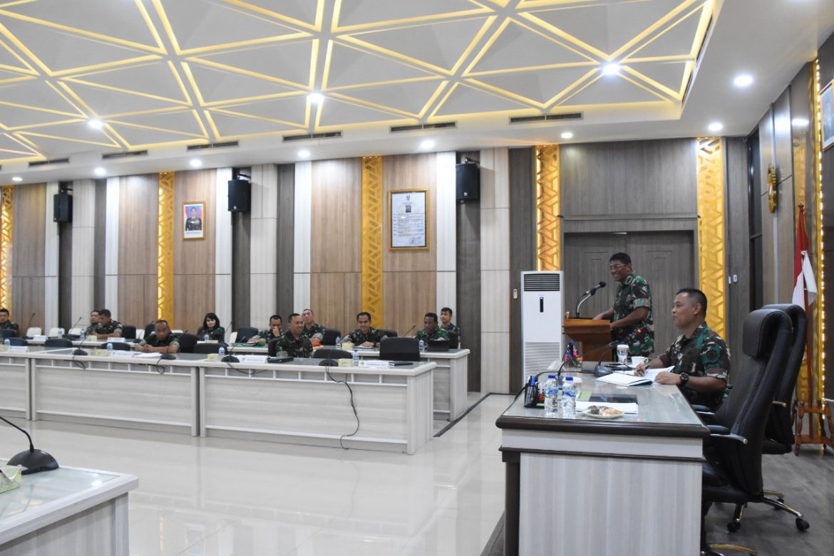 Pangdam Jaya Terima Paparan Kesiapan Latma Safkar Indopura-34/2022