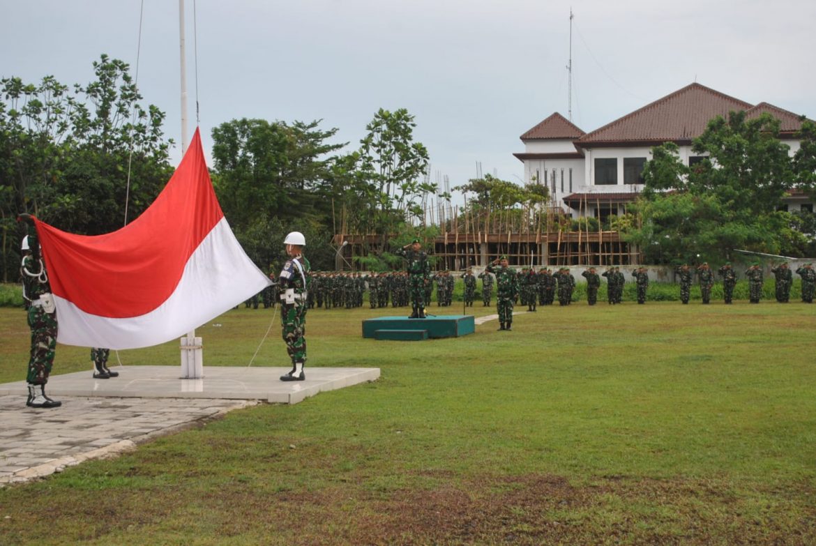 Kodim 0510/Tigaraksa Gelar Upacara Bendera Mingguan Setiap Hari Senin