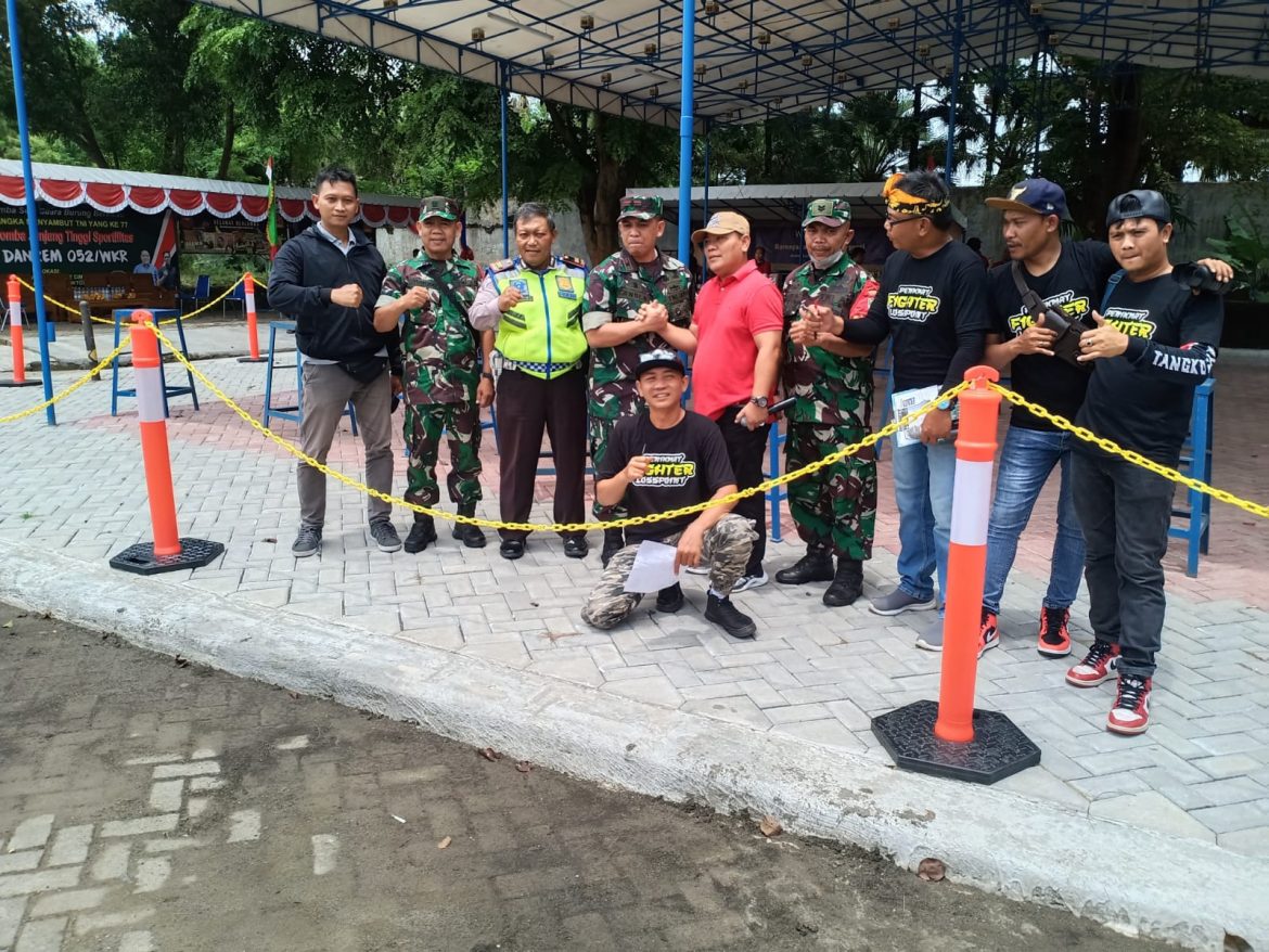 Danramil 01/Tgr Gelar Kegiatan Festival Burung Berkicau Piala Danrem 052/Wkr