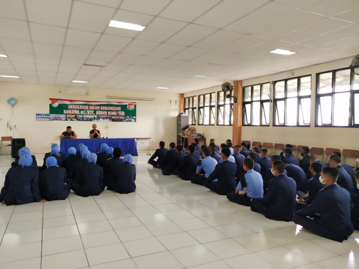 Mayor Inf Rohani Berikan Wasbang Kepada Siswa SMK 6