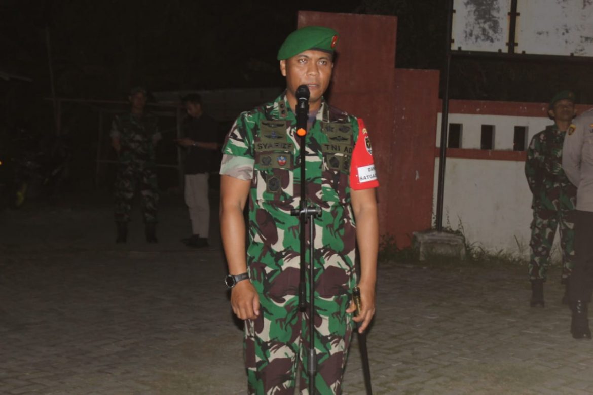 Dandim 0510/Tigaraksa Pimpin Apel Pengamanan Olahraga Pagi Wakil Presiden