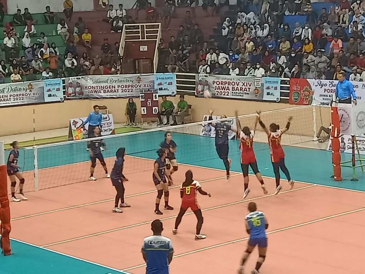 Tim Bola Voli Putri Ciamis Gagal Masuk Ke Semi Final Setelah Dijegal Tim Bogor