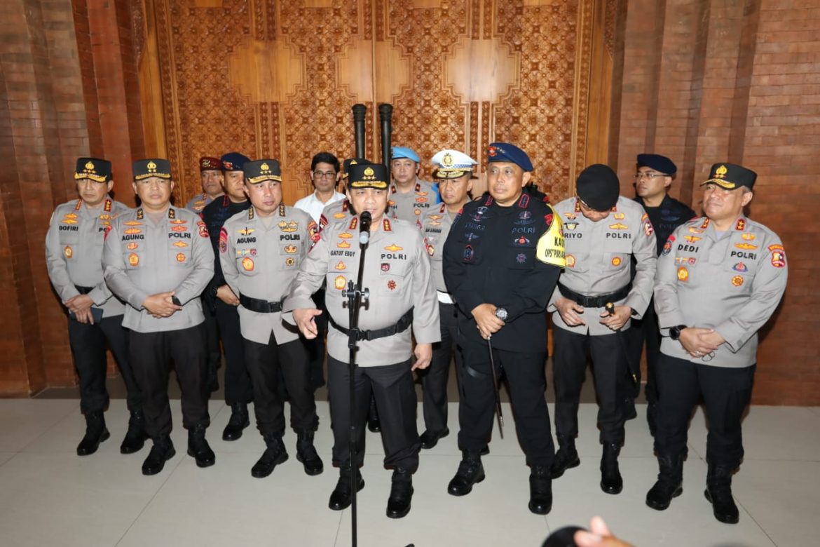 Polri Gelar Latihan Pengamanan KTT G20 Di Bali