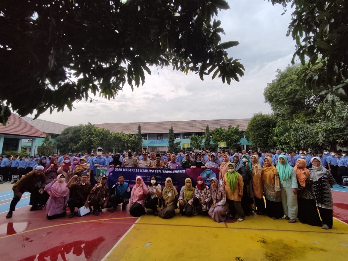 Cegah Tawuran Antar Pelajar, Koramil 11/Pasar Kemis Gelar Deklarasi Damai