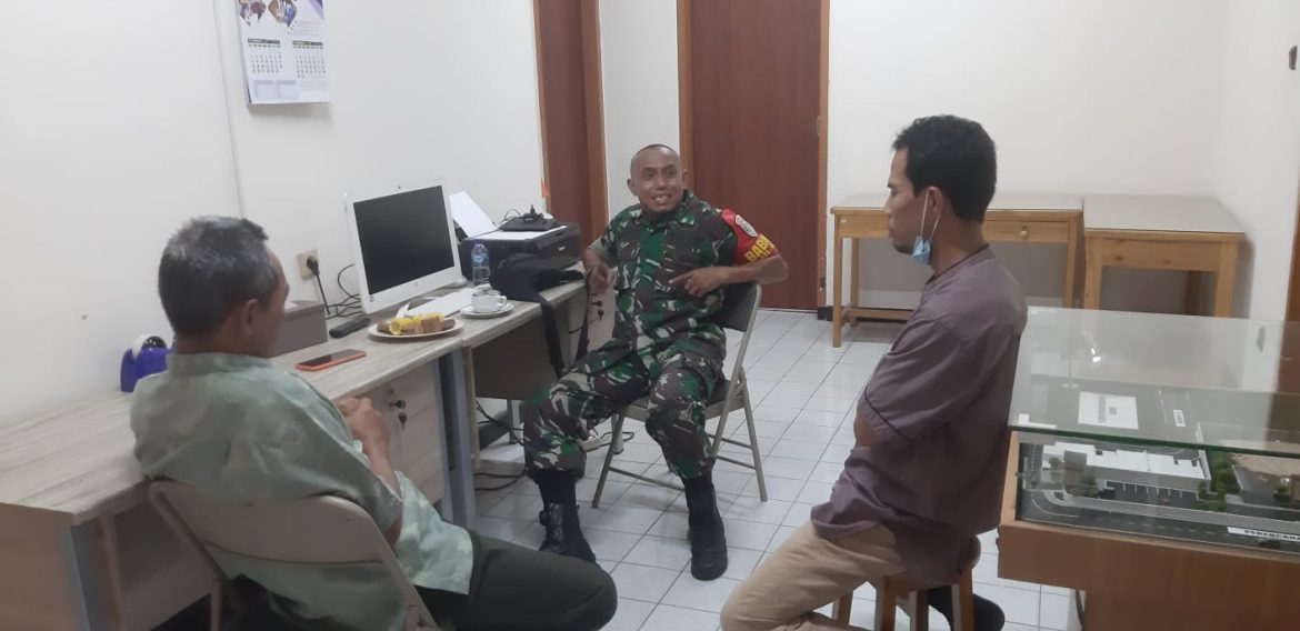 Jalin keakraban, Babinsa Kel Joglo Komsos di Yayasan Al Ikhwan