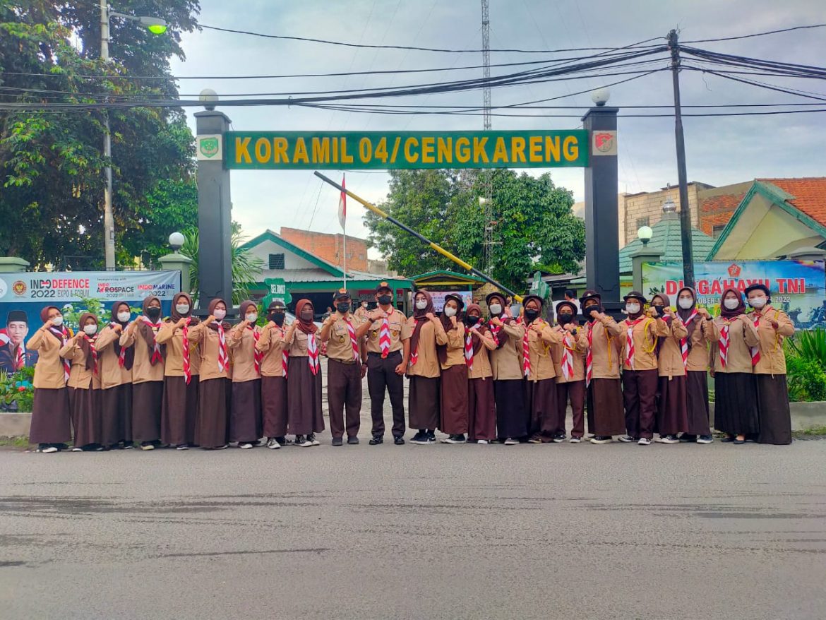 Tingkatkan Kesadaran Bela Negara dan Patriot Bangsa…, Koramil 04 Cengkareng Rekrut Anggota Baru Saka Wira Kartika.