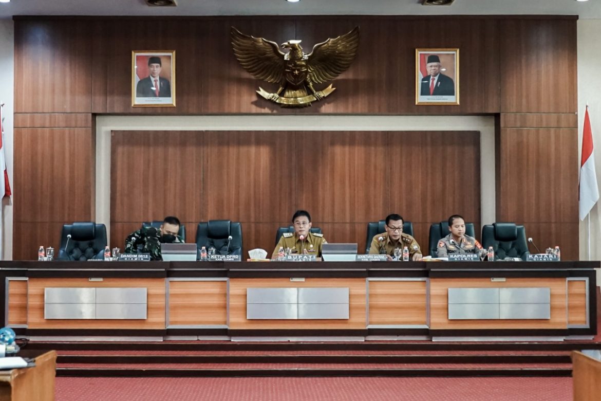 Menuju Suksesnya Acara, Bupati Ciamis Gelar Rakor Persiapan Porprov XIV Jabar