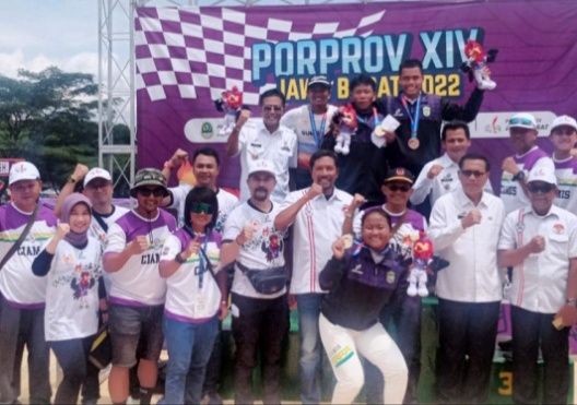Dua Emas Satu Perunggu Ajang Porprov XIV Jabar Cabor Sepeda BMX Diraih Kabupaten Ciamis