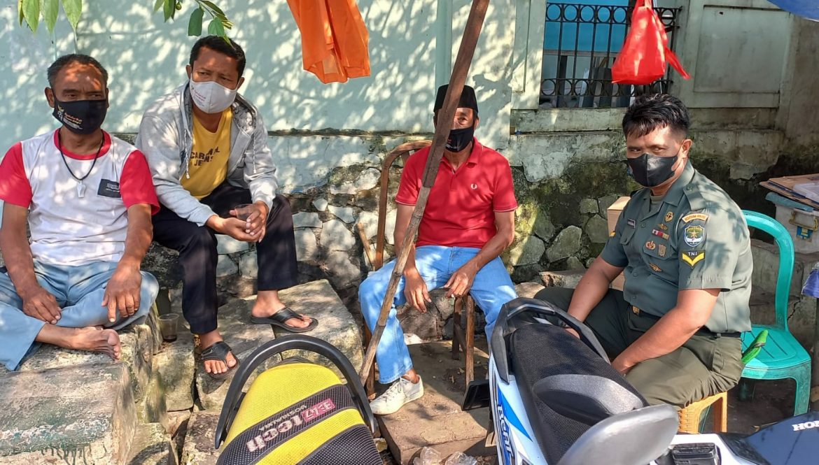 Komsos Siskamling, Serda Patar Sagala, Cegah Dini Antisipasi Kriminalitas