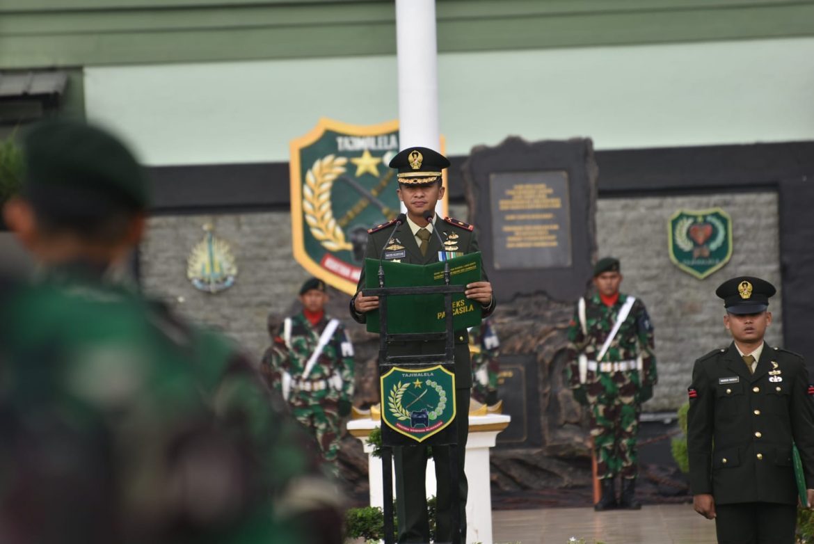 Batalyon Infanteri Mekanis 202/Tajimalela Laksanakan Upacara Peringatan Hari Pahlawan.