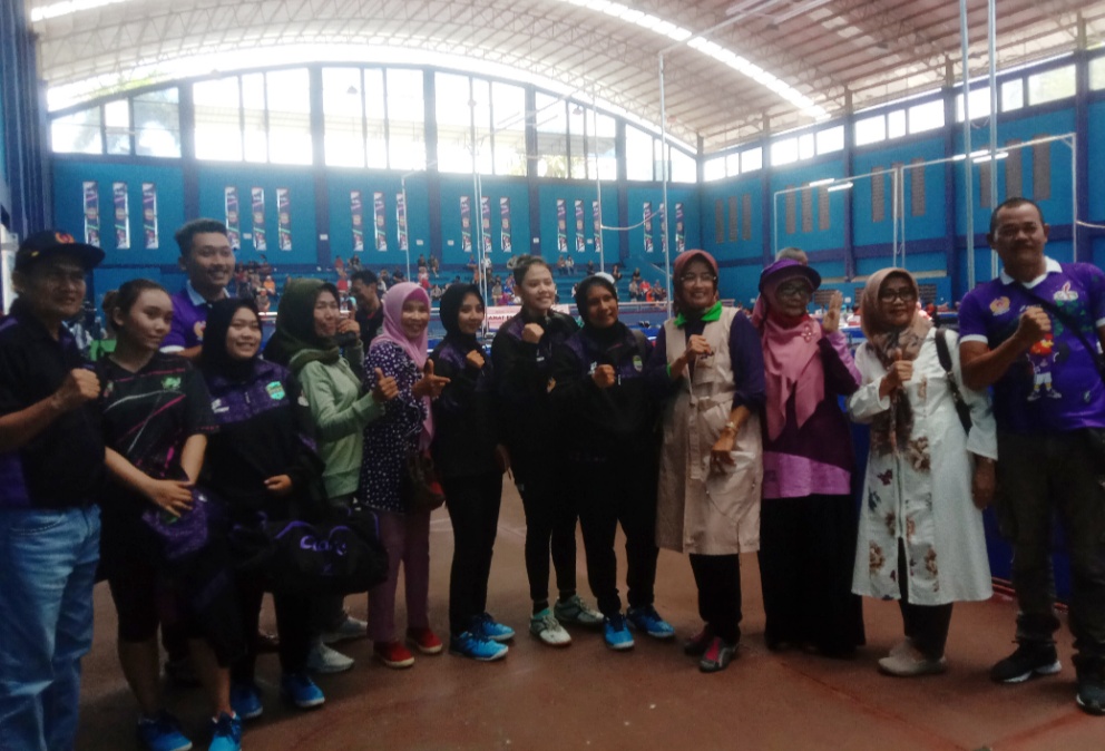 Setelah Taklukan Cianjur dan Bogor, Tim Beregu Putra Putri Tenismeja Beregu Ciamis Masuk ke Babak Final