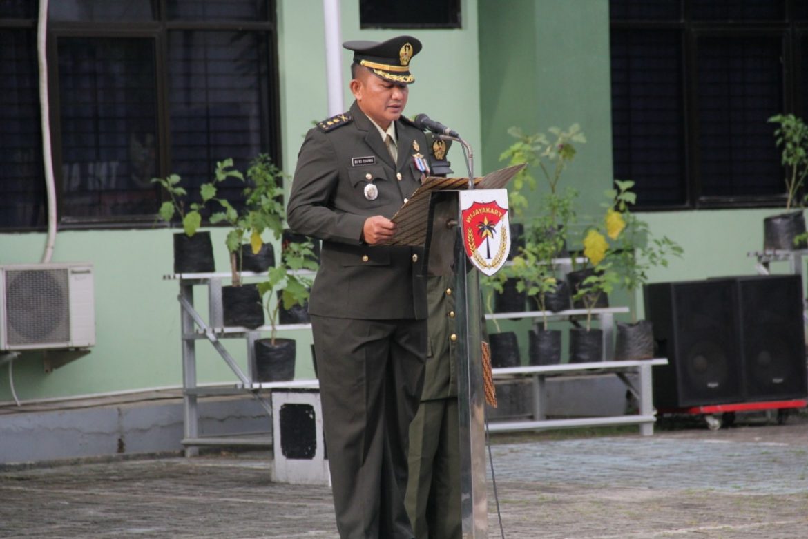 Kasdim 0507/Bekasi Bacakan Amanat Menteri Sosial Dalam Upacara Peringatan Hari Pahlawan Tahun 2022.