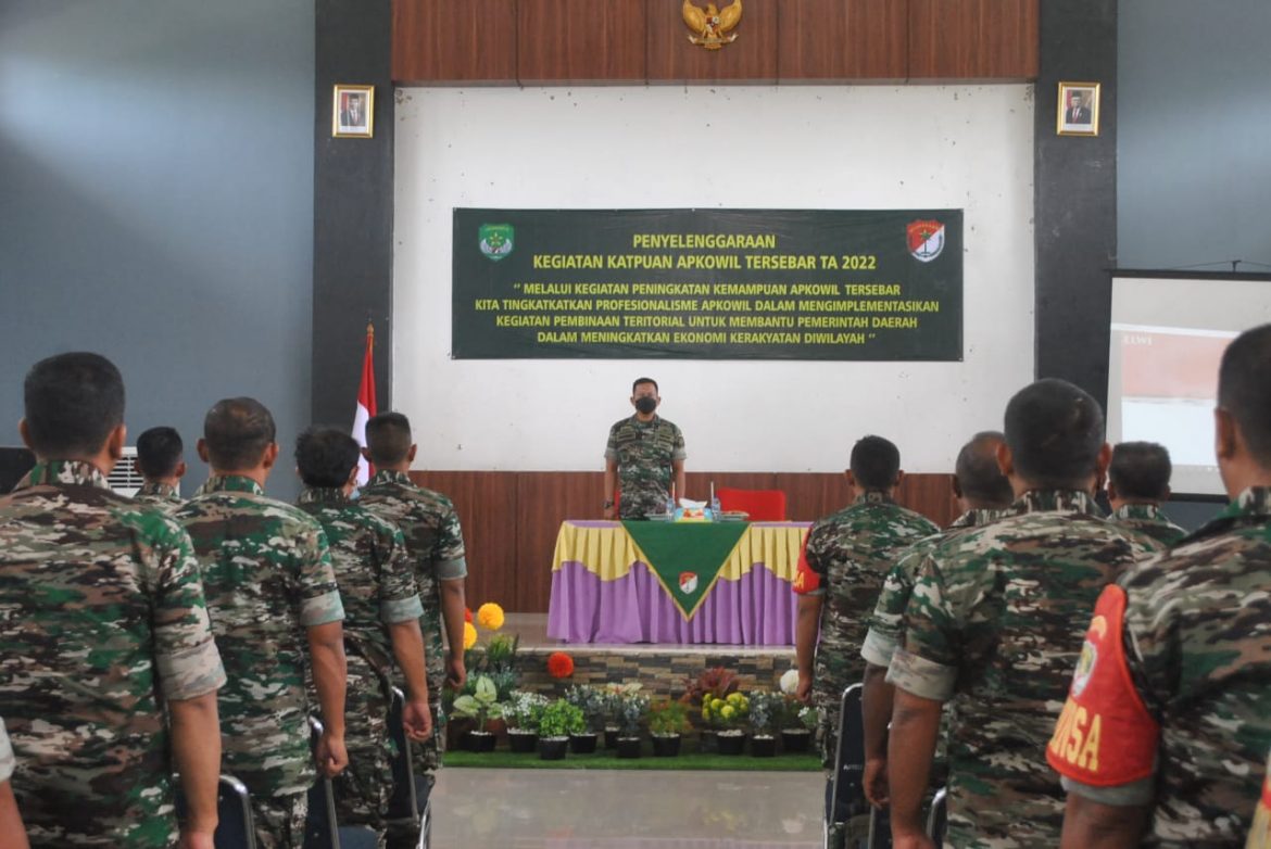 Kodim 0510/Tigaraksa Gelar Binter Apkowil Tersebar 2022, Babinsa Harus Kuasai Kondisi Wilayah