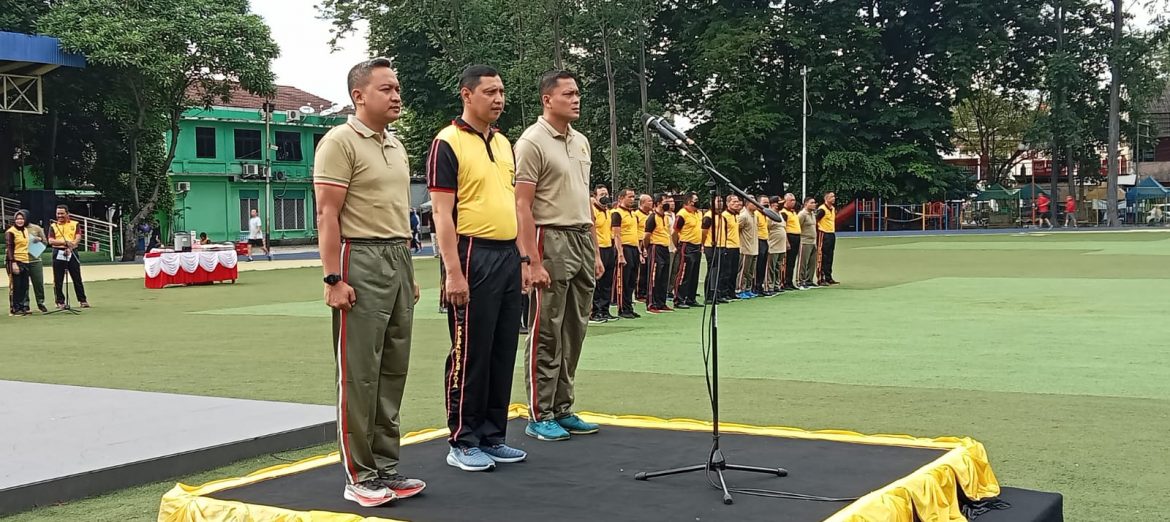 Wakili Dandim, Kasdim 0506/Tgr Hadiri Apel Gabungan Dan Olahraga Bersama