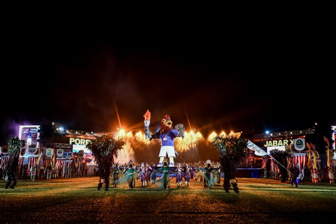 Spektakuler, Opening Ceremony Porprov Jabar XIV, Bupati Ciamis : Ini Momen Kebangkitan Warga Tatar Galuh Ciamis
