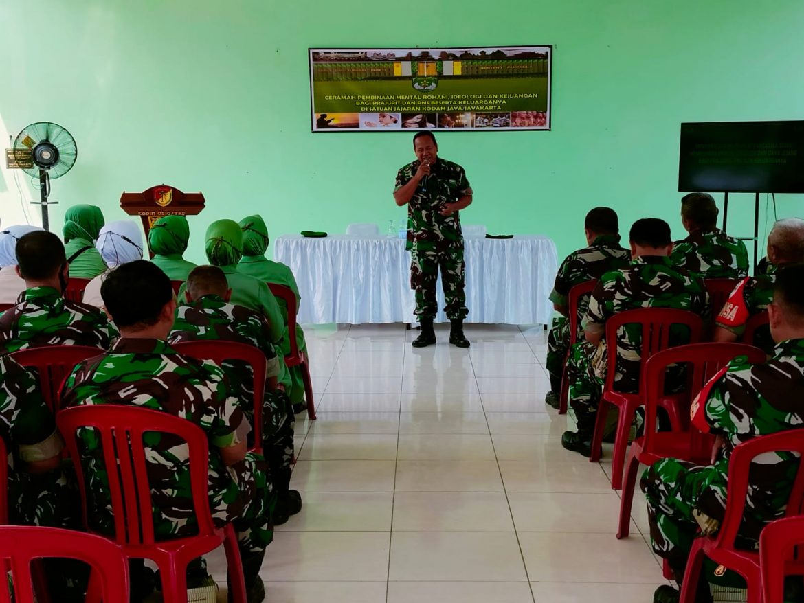 Kodim 0510/Tigaraksa Gelar Bintal Kerohanian, Idiologi Dan Kejuangan