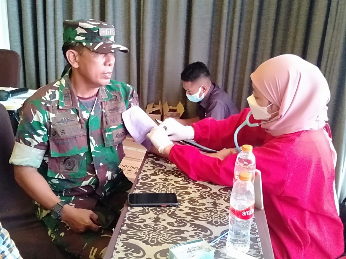 Danramil 07/PDA Hadiri Kegiatan Donor Darah di Hotel Aviary Bintaro