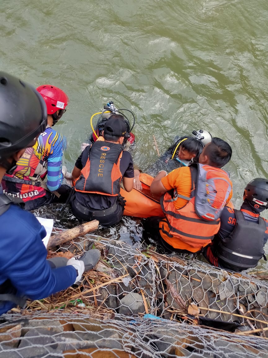 Pencarian Korban Hanyut di Babakan Madang Akhirnya Membuahkan Hasil