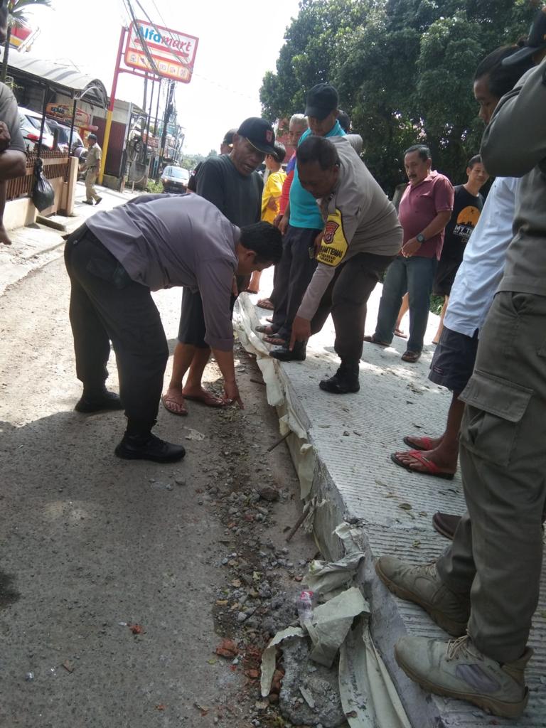 Empat Kendaraan Terlibat Tabrakan Beruntun di Tamansari Bogor, Pihak Kepolisian Gelar Olah TKP