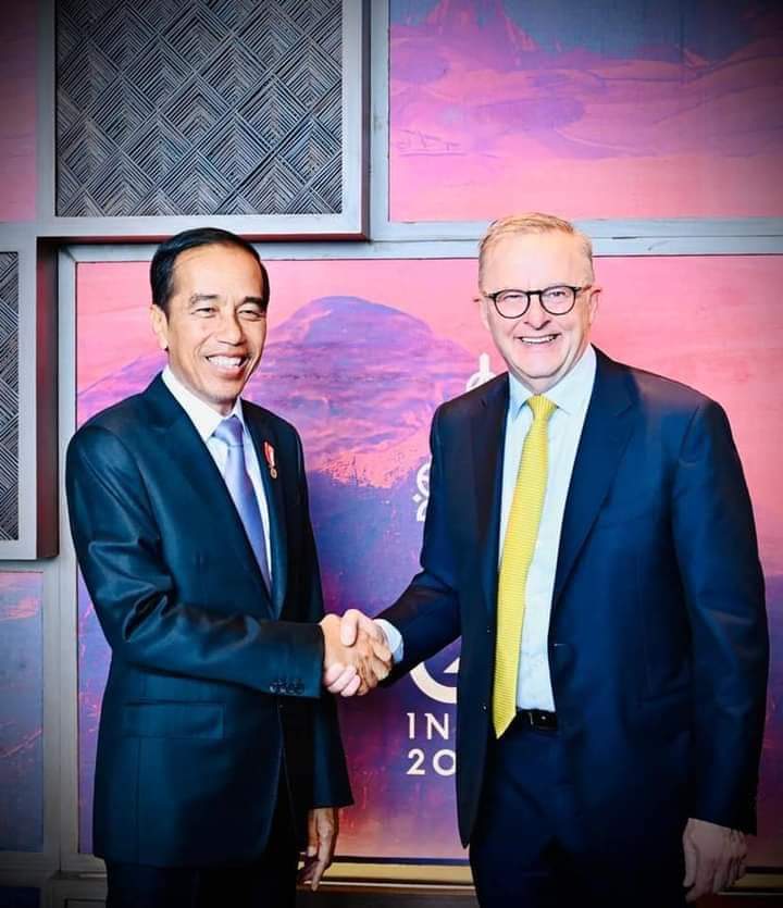 Presiden Jokowi Apresiasi Dukungan Australia untuk G20 Indonesia